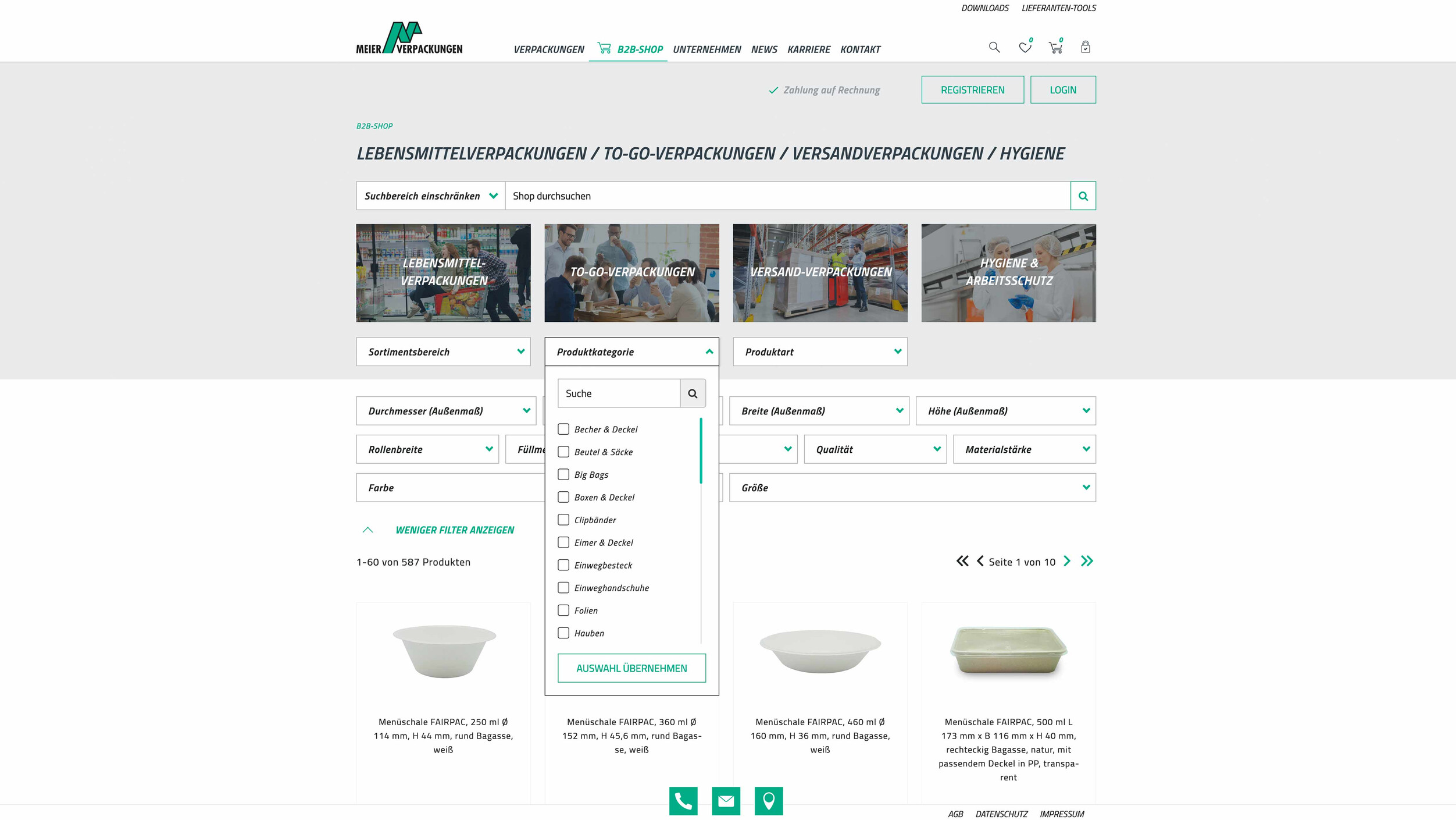 eboxx® enterprise shop: meier-verpackungen
