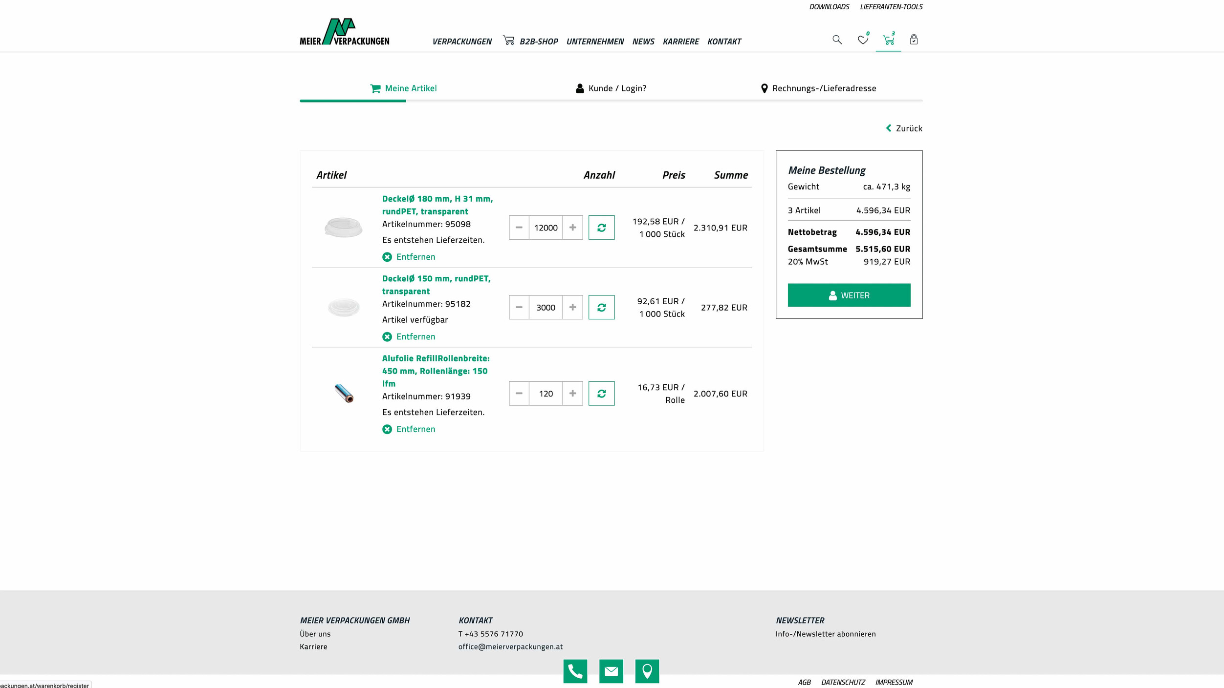 eboxx® enterprise shop: meier-verpackungen