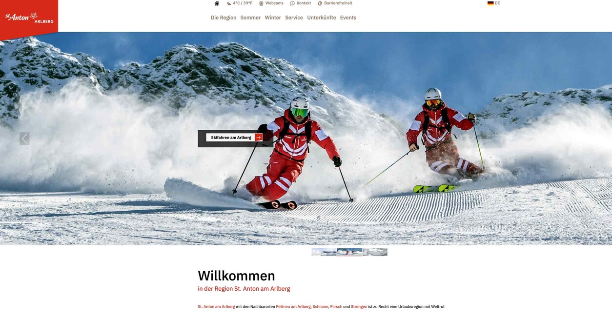 St. Anton am Arlberg by eboxx webdesign